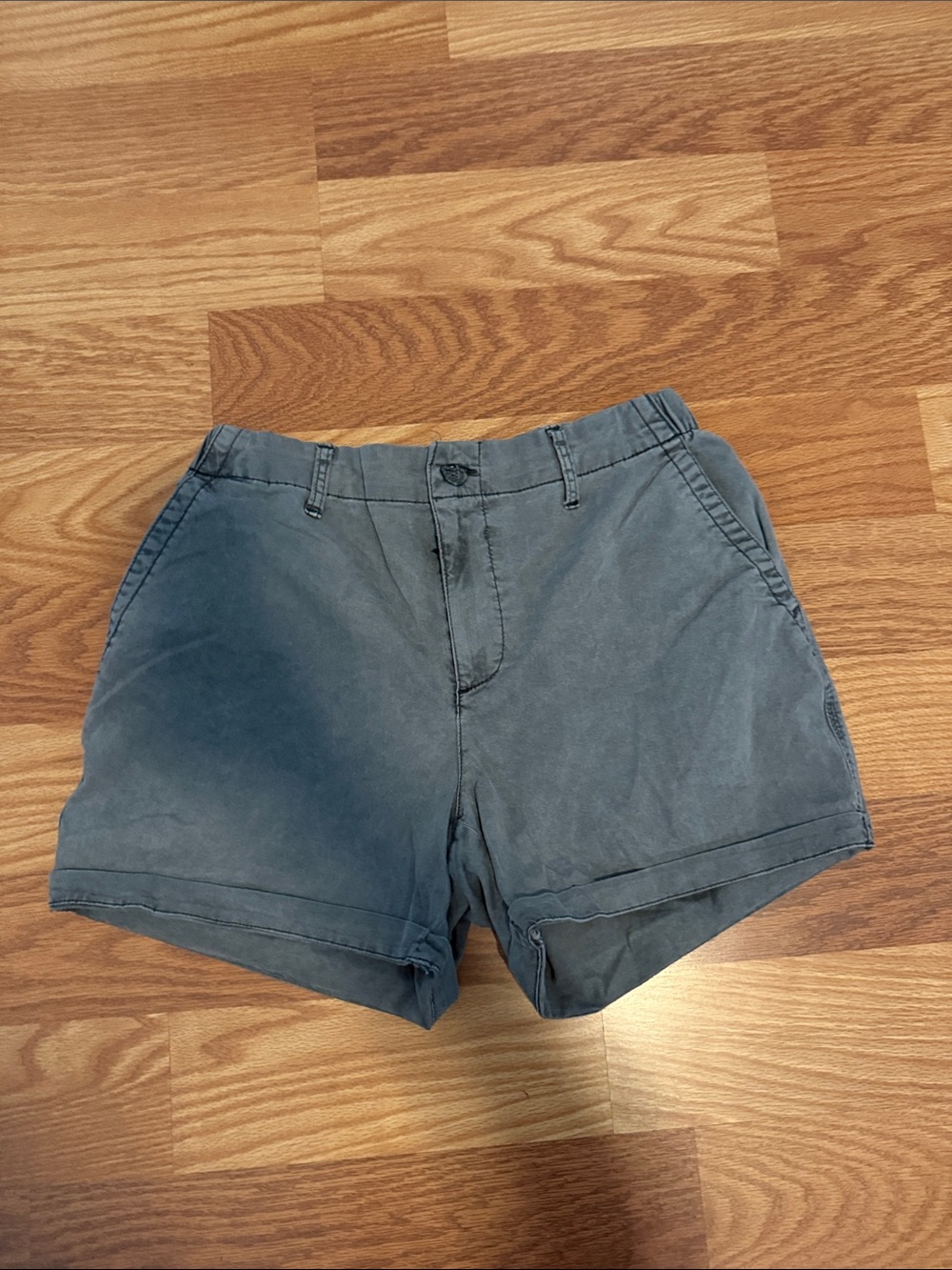 Old Navy Slate Blue Flat-Front women Shorts